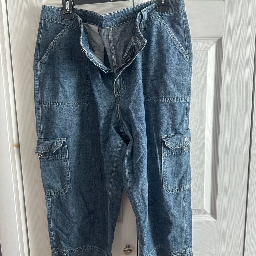 Riders by Lee Blue Cropped Jeans